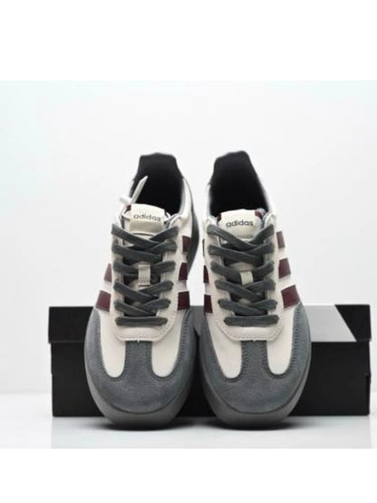 ADIDA.S BARRED GREY MAROON