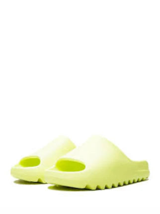Ua . yeezy slides glow green quality with og box fixx