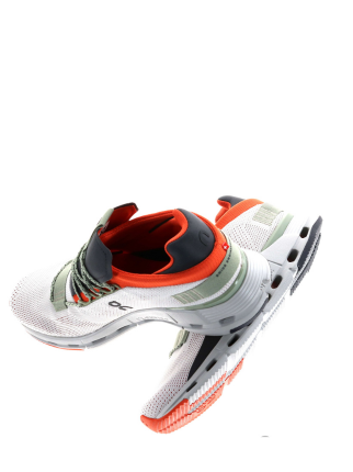 On Cloudnova Silver Orange Cloudtec Athletic