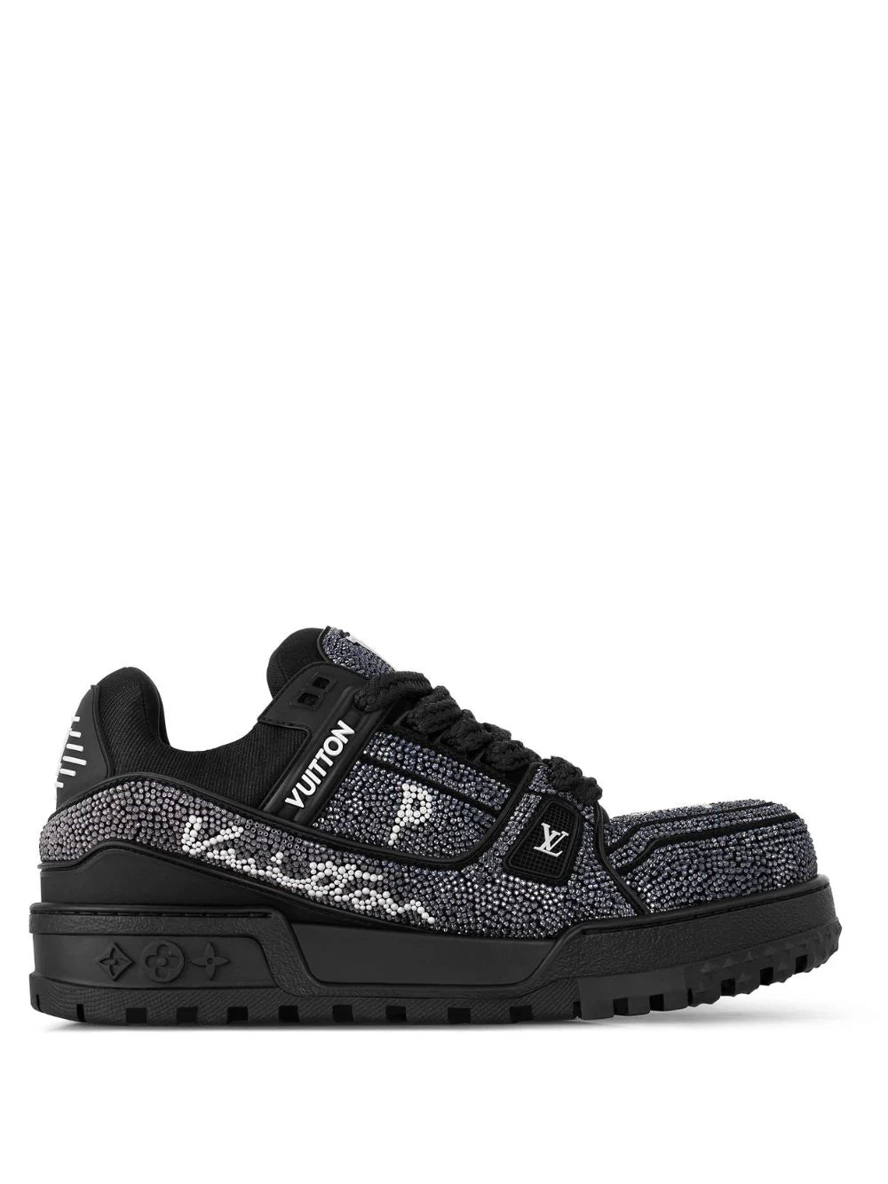 LOUIS VUITON trainer black diamond maxi