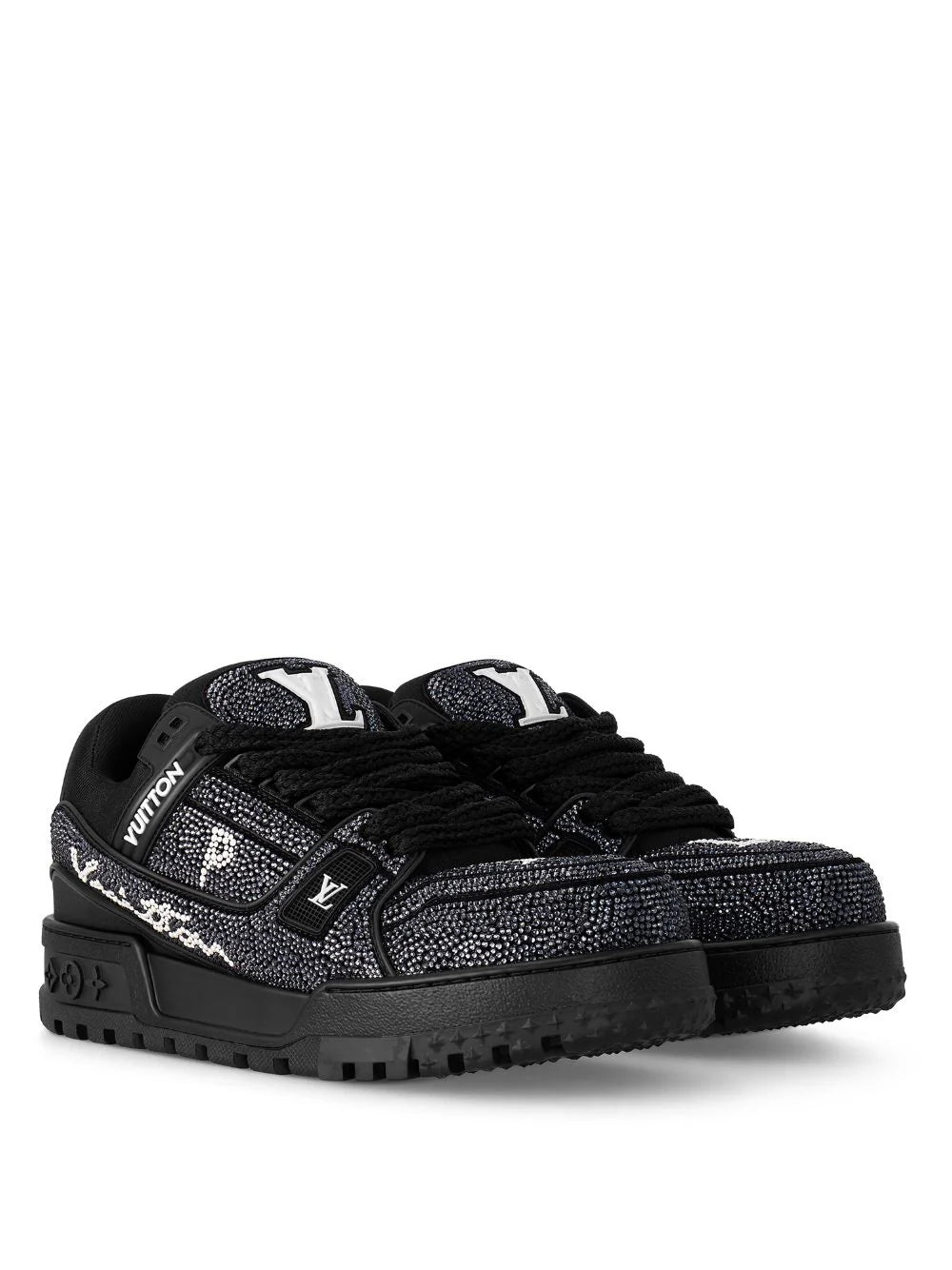 LOUIS VUITON trainer black diamond maxi