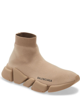 BALENCIAGA SPEED TRAINER FULL BEIGE