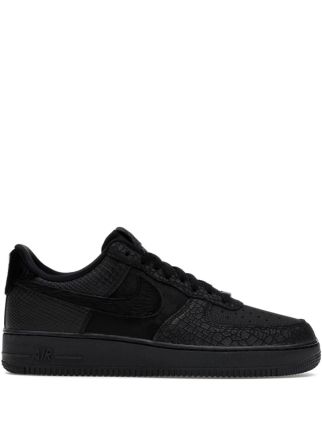 NIKE AIRFORCE 1 LOW BLACK PONY HAIR SNAKESKIN