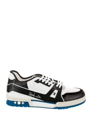 Louis Vuitton Lv Trainer White Blue