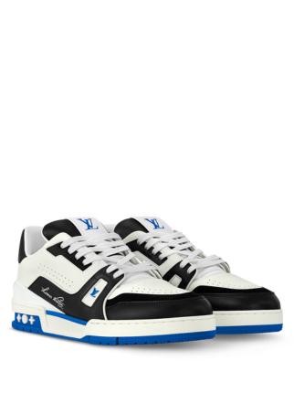 Louis Vuitton Lv Trainer White Blue