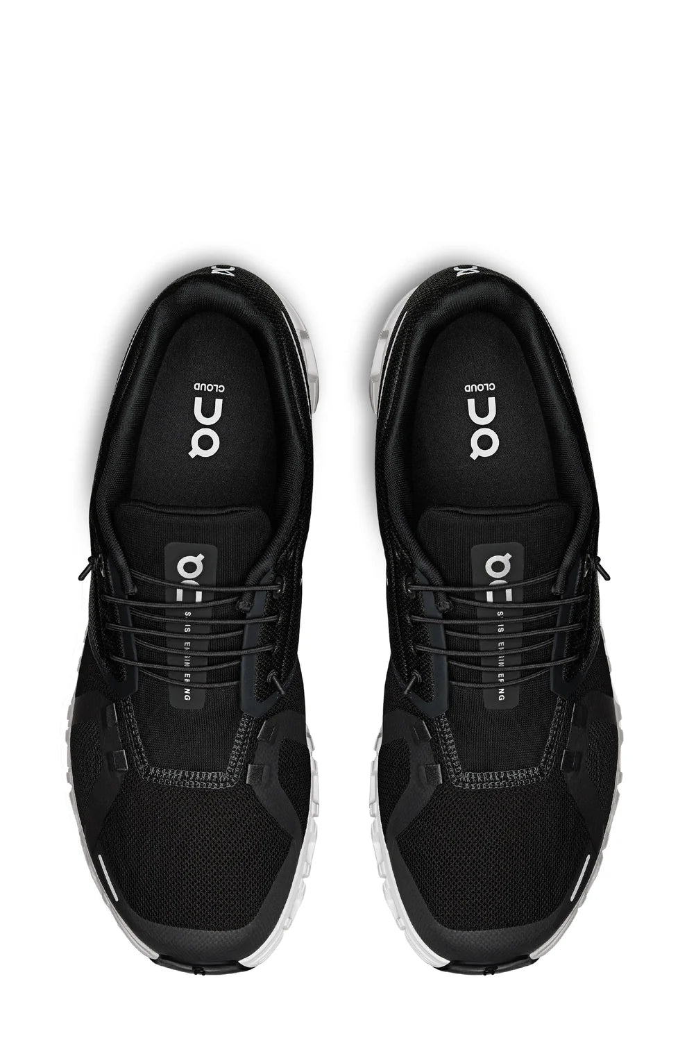ON CLOUD 5 BLACK RUNNIN SHOE