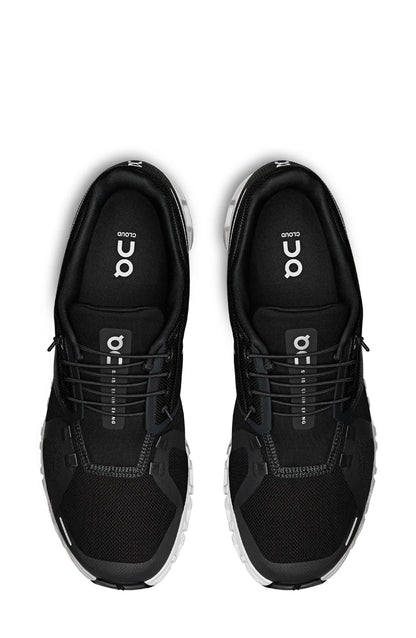ON CLOUD 5 BLACK RUNNIN SHOE