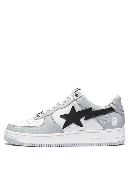 A BATHING APE BAPE STA LOW GREY BLACK SALE