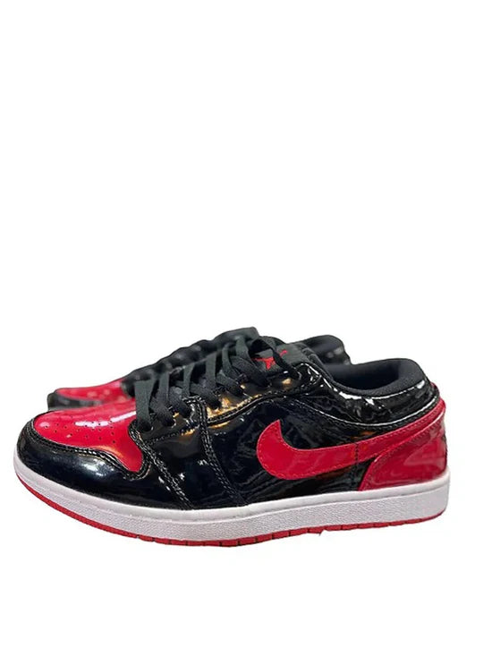 JORDAN RETRO 1 LOW PATENT BRED