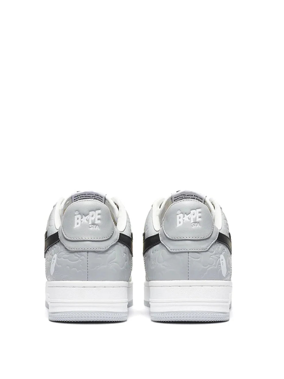 A BATHING APE BAPE STA LOW GREY BLACK SALE