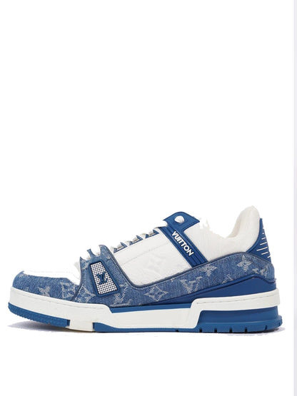 Louis Vuitton Trainers Monogram Denim BLUE