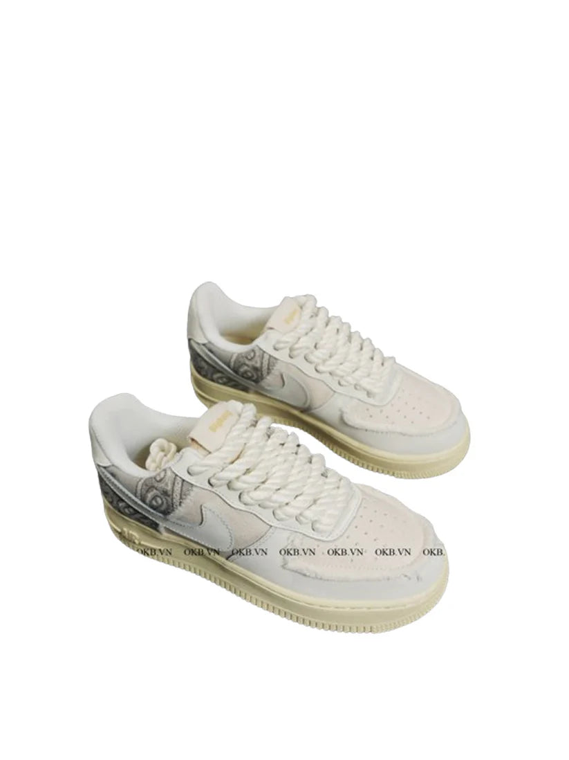Nik_E Airforce 1 big bang chunky lace fix