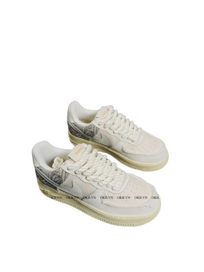 Nik_E Airforce 1 big bang chunky lace fix