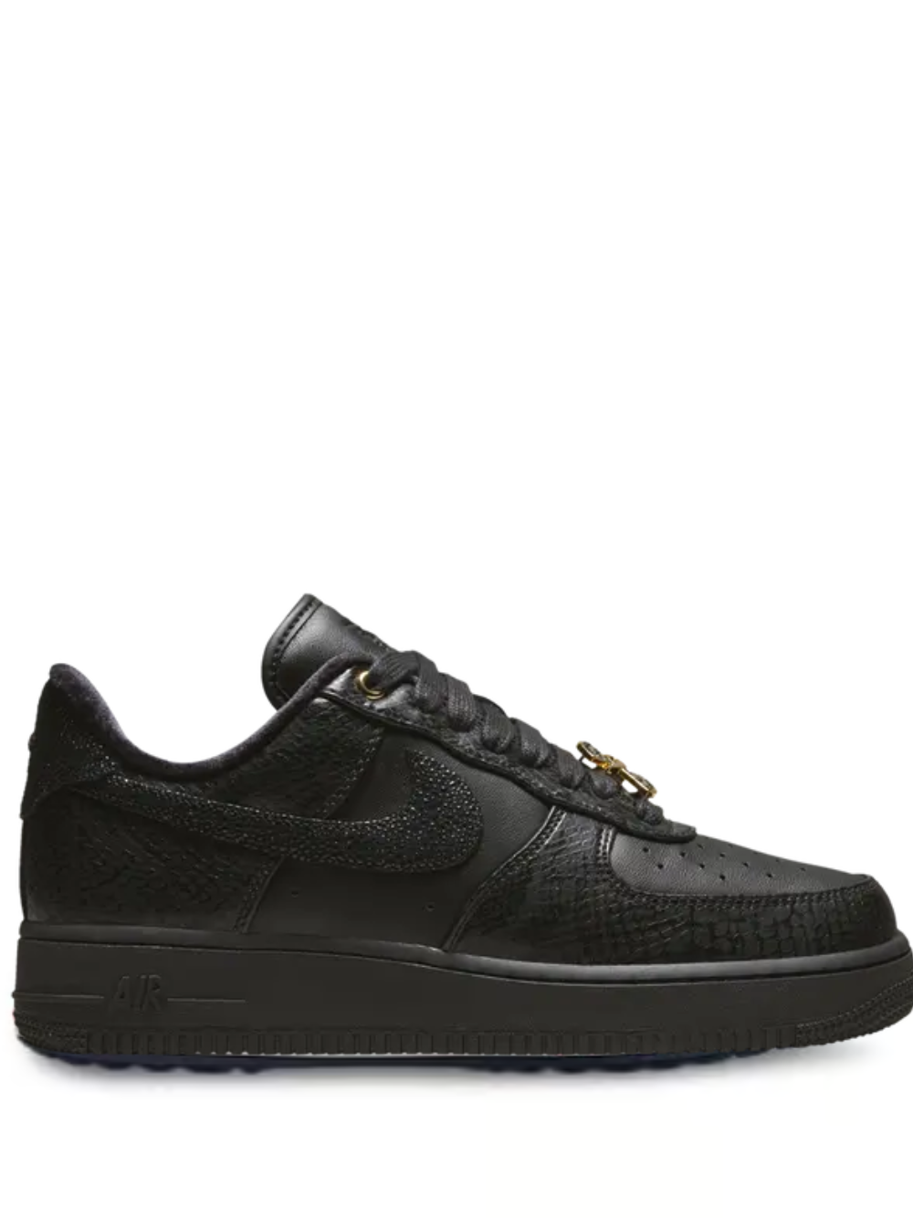 nik ee Airforce 1 Black Low Pony Hair - 1