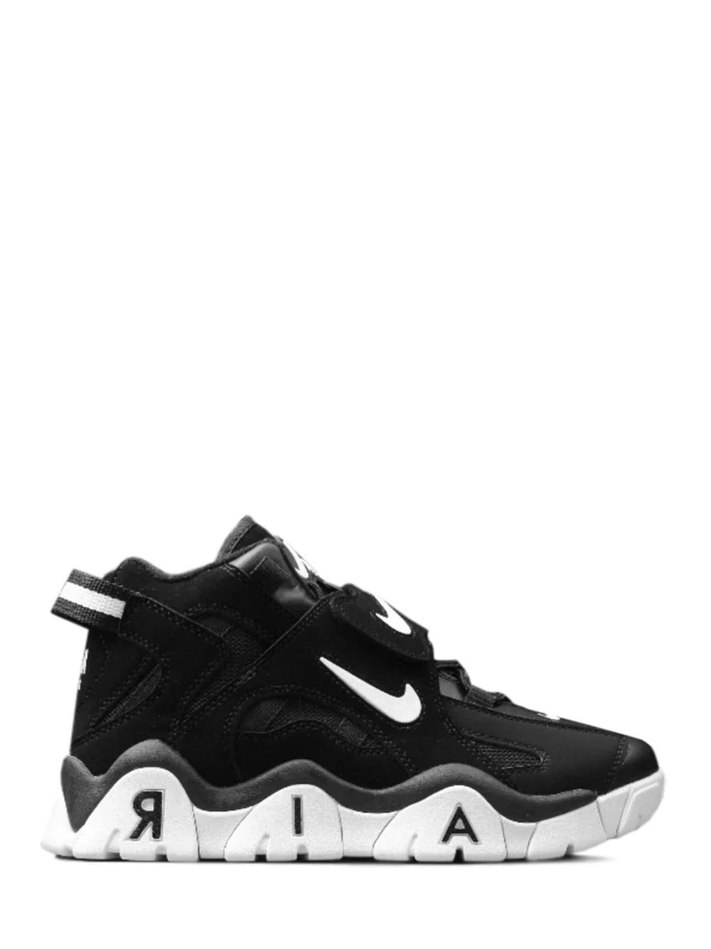 nikee air barrage mid university black - 1