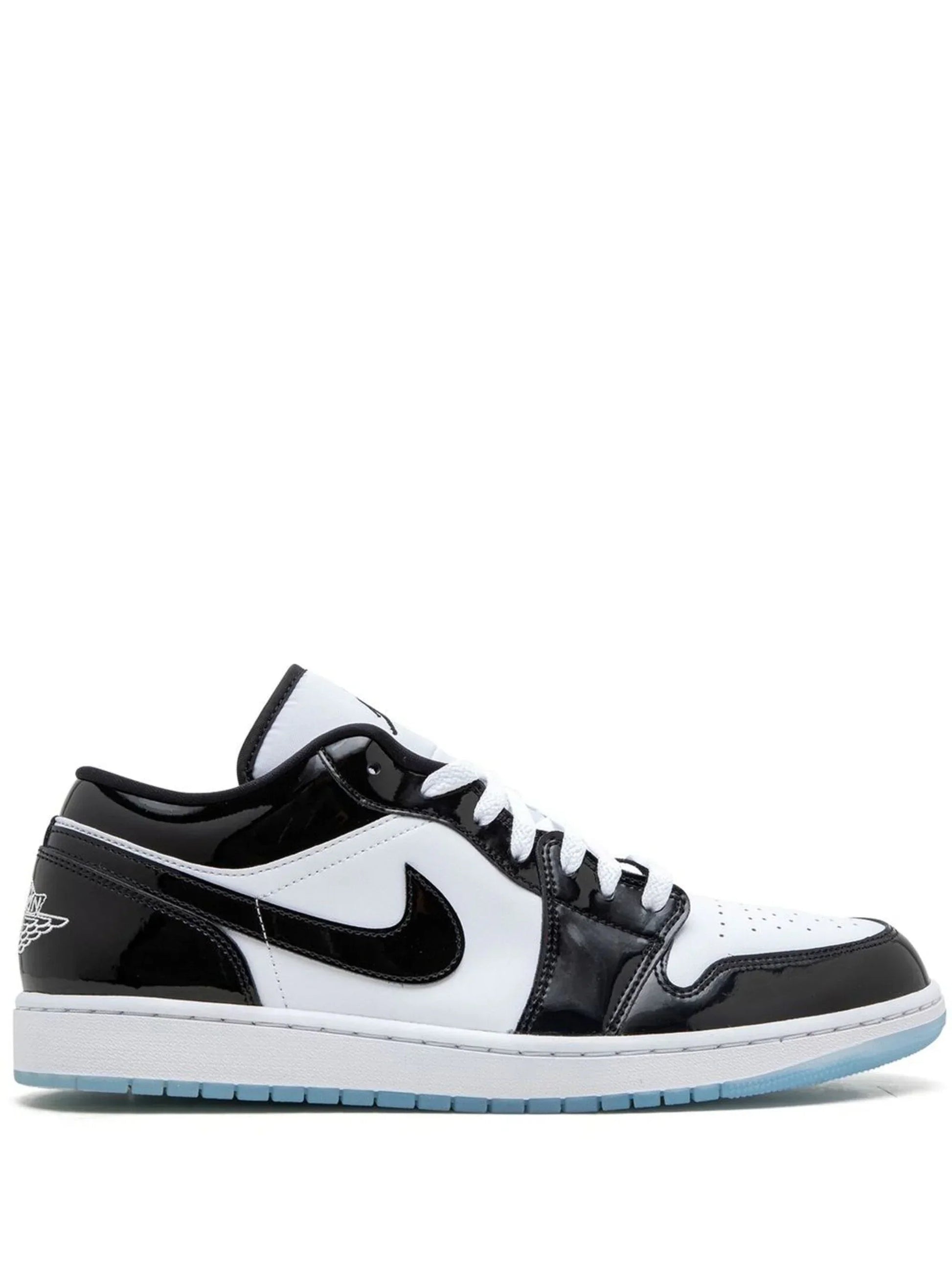 nikee air jordan 1 low se concord white black - 1