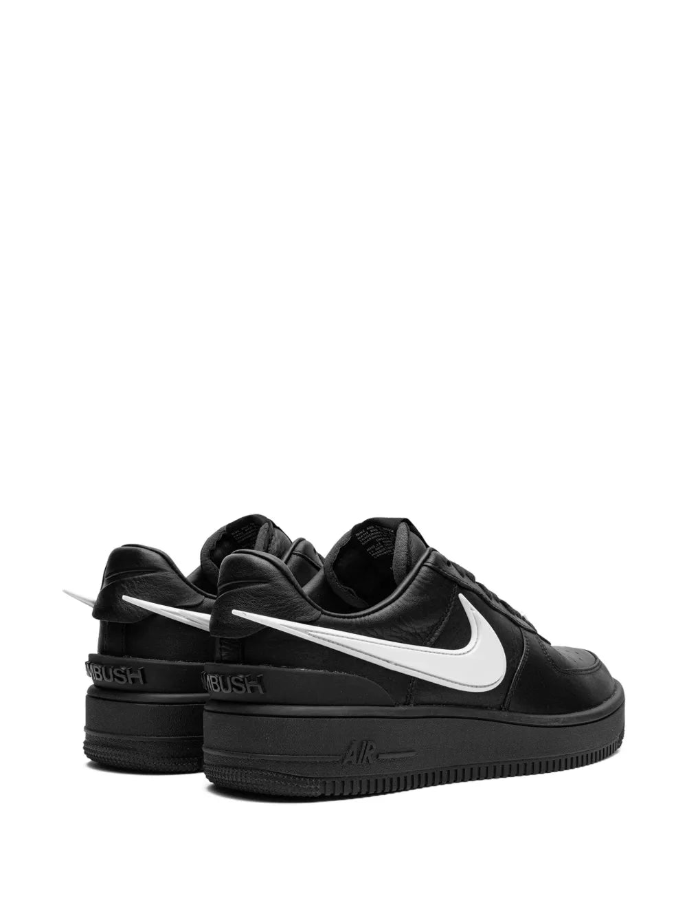 nikee airforce 1 x ambush BLACK WHITE - 4
