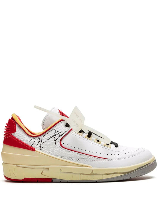 nikee jordan 2 low OFfF WHITE X CHICAGO WHITE RED sale - 1