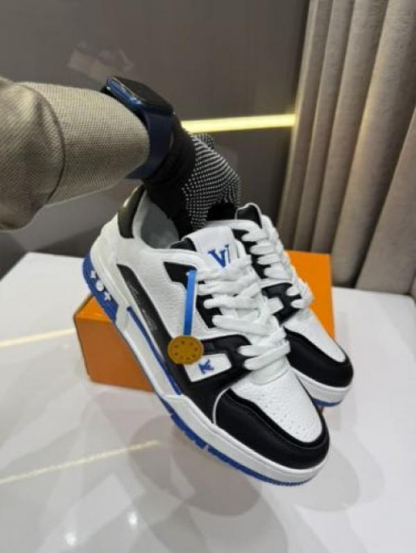 Loui_s Vuitton Lv Trainer White Blue Fix