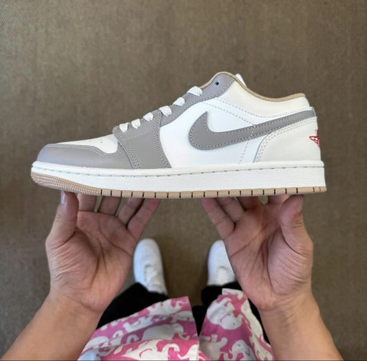 Nik.e Air Jordan 1 Low Sail College Grey Rattan