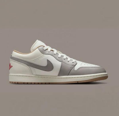 Nik.e Air Jordan 1 Low Sail College Grey Rattan