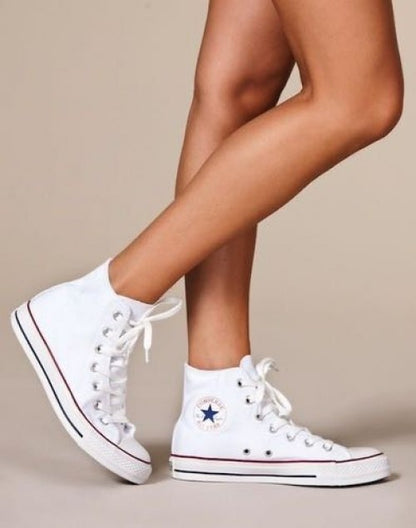 Convers Women All Star High Canvas White