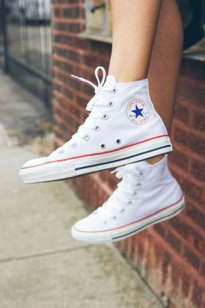 Convers Women All Star High Canvas White