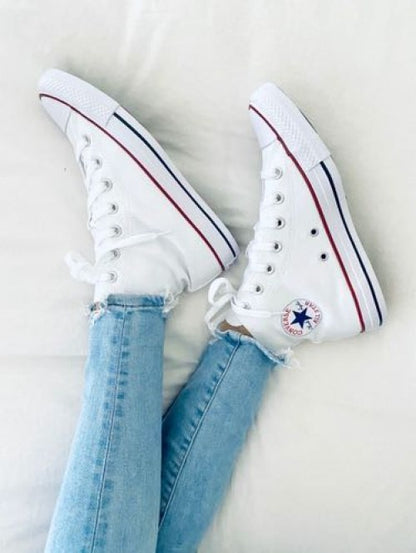 Convers Women All Star High Canvas White