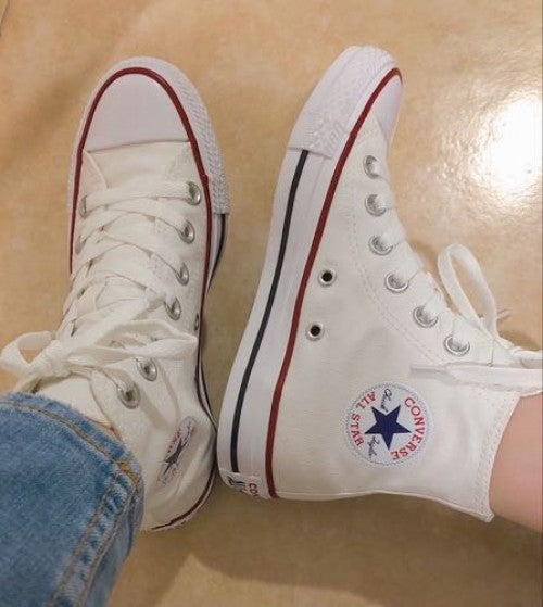 Convers Women All Star High Canvas White