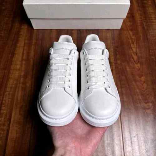 Alexander McQueen women White and Pink Trainers