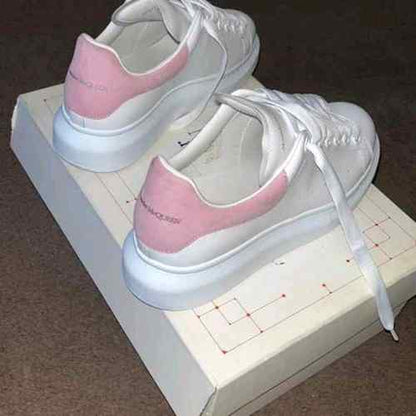 Alexander McQueen women White and Pink Trainers