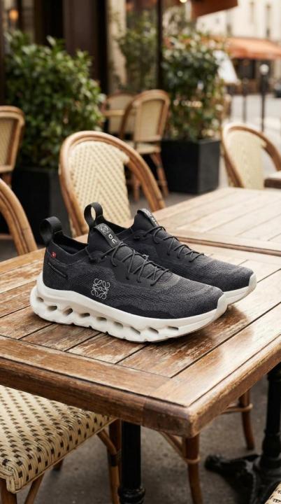 Loew.e x On Cloudtilt Grey Denim Running