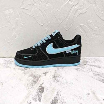 Nikee Airforce 1 X Guccii GG Blue 2025