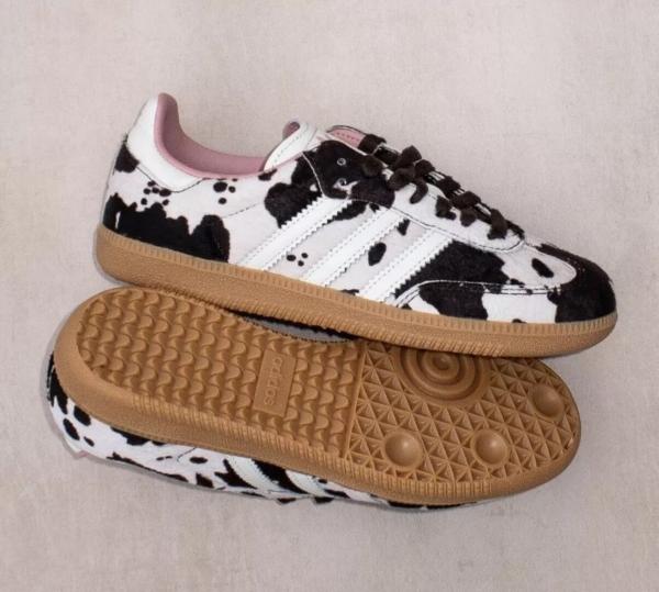 Addidas samba cow print