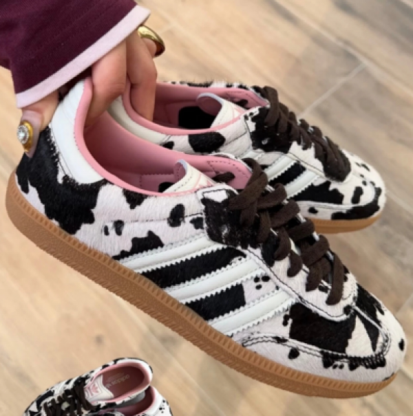 Addidas samba cow print