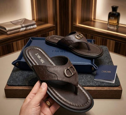 DIO.R PREMIUM CHAPPAL BROWN 21