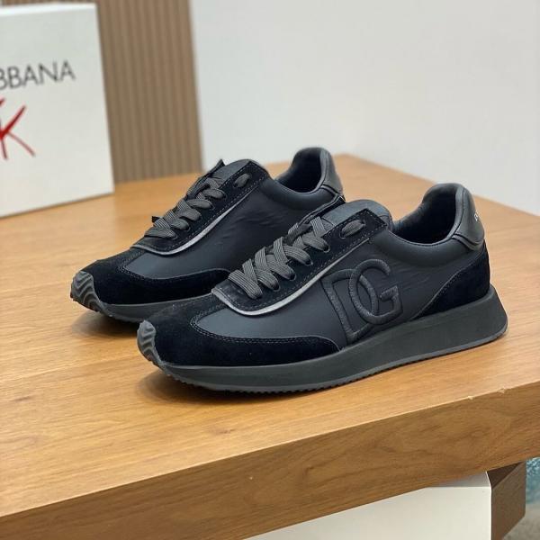 D&G CUSHIONED LEATHER BLACK