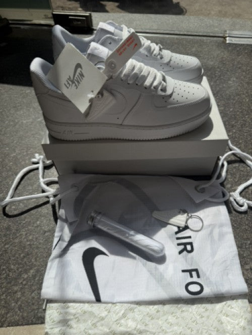 E airforce 1 first leather ua womens with bag keychain bottle lace