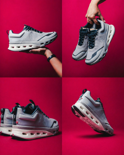 On Running Cloudnova X Alott Grey Black