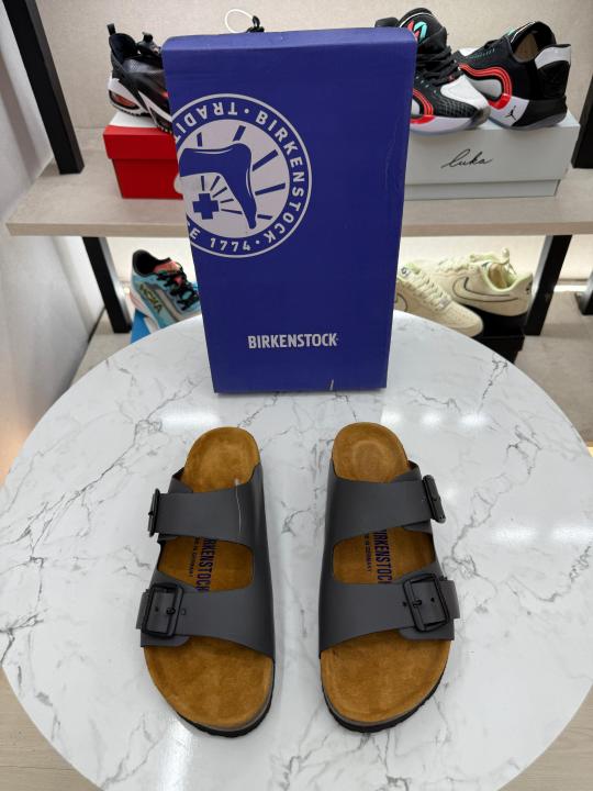 Birkenstock Arizona grey softy Leather