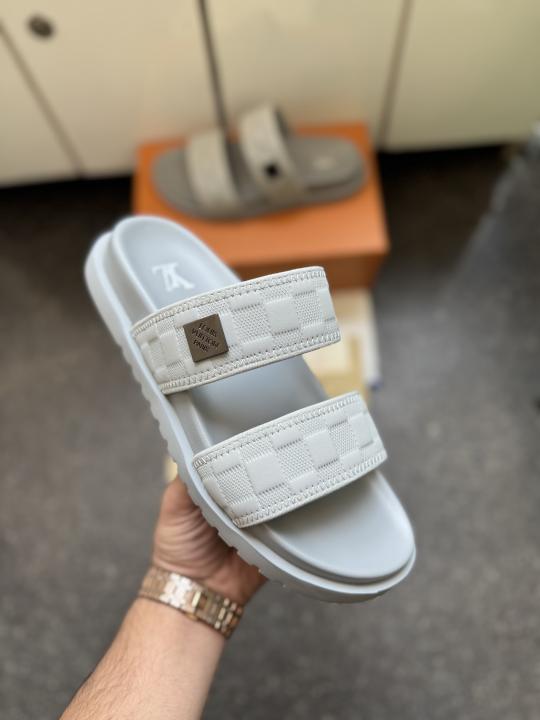 Louuis Vuittton sunset Flat Grey slide