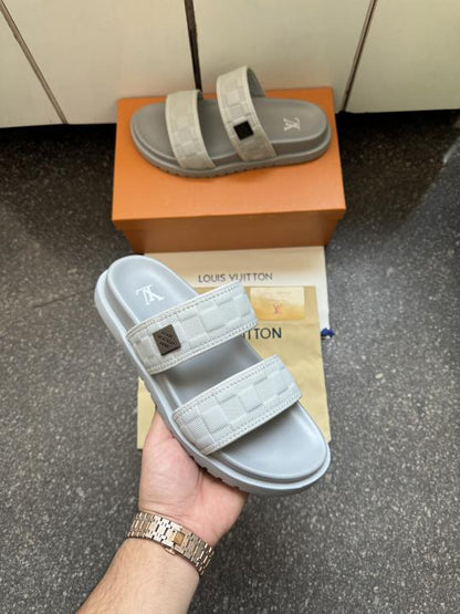 Louuis Vuittton sunset Flat Grey slide