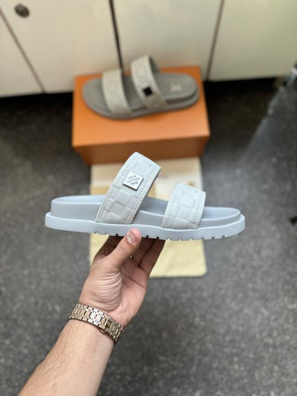Louuis Vuittton sunset Flat Grey slide