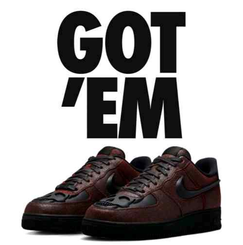 Nikkee AirForce 1 Halloween Skull