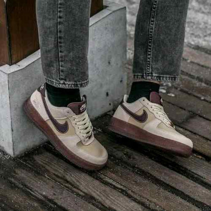nikee Airforce 1 low coffee brown