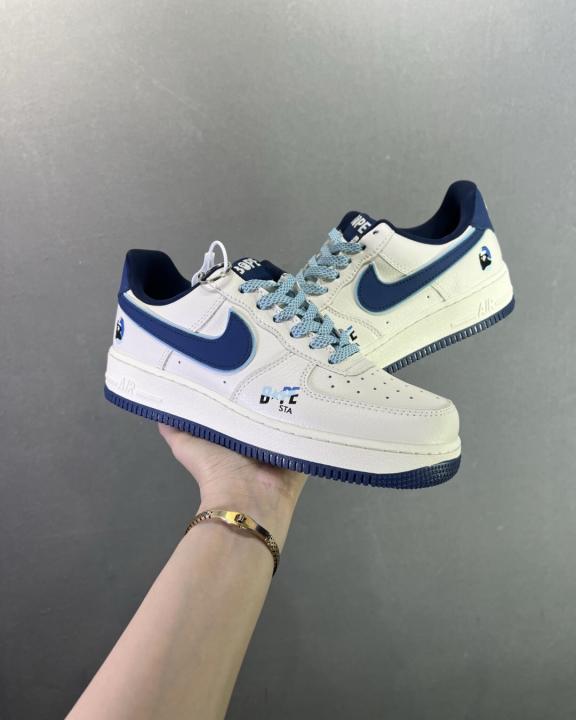 NIK.E AIRFORCE 1 X BAPE STA WHITE BLUE