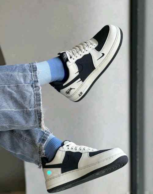 NIKEE AIRFORCE CUSTOM X STUSSY WHITE 2025