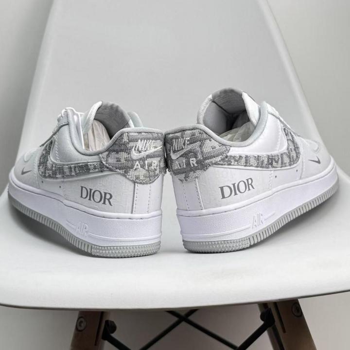 Nikke Air Force 1 07 Diior White And Grey