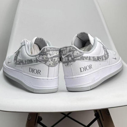 Nikke Air Force 1 07 Diior White And Grey
