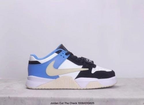 Travis Scott X Niike Air Jordan Cut The Check Black Blue